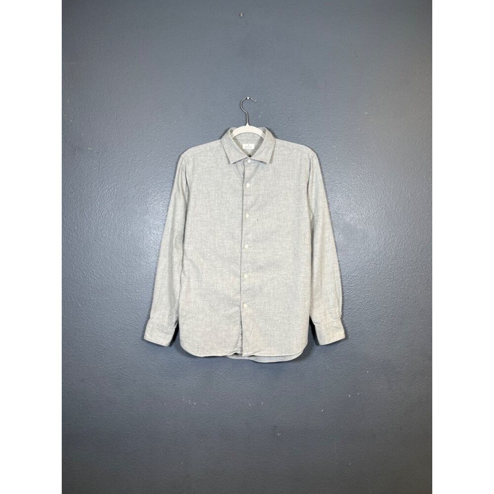 EDIFICE 48 Men’s MADE IN JAPAN gray shirt Button Up LONG SLEEVE